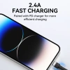 WOZINSKY KABEL DO LIGHTNING 2.4A 2M DO IPHONE 11 12 PRO MAX SZYBKIE