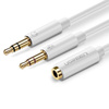 UGREEN ROZDZIELACZ AUDIO 3.5MM AUX SŁUCHAWKI I MIKROFON DO LAPTOPA TELEFONU