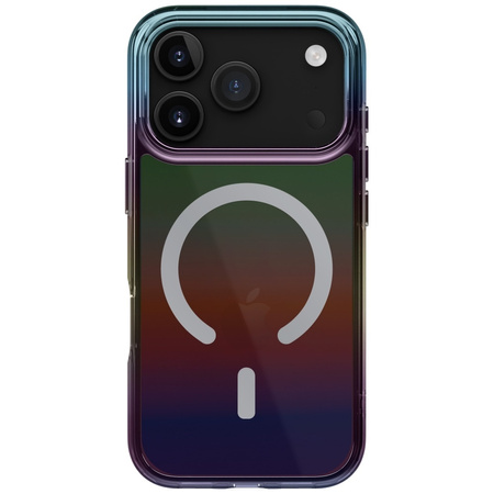 Etui UNIQ Iridescia do iPhone 17 Pro     Magclick Charging midnight quartz