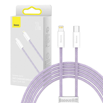 BASEUS KABEL USB-C DO DO LIGHTNING 20W DO APPLE 12 13 14 2M SZYBKIE