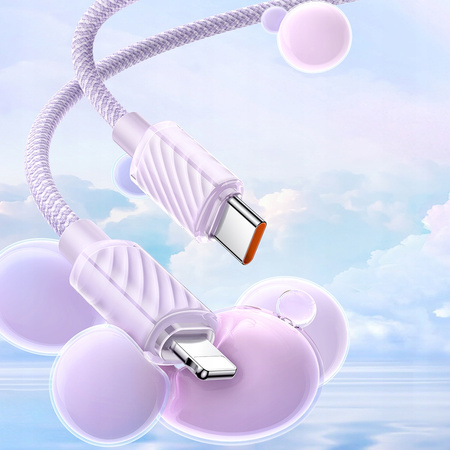 MCDODO KABEL USB-C KĄTOWY SZYBKIE ŁADOWANIE USB TYP C 6A 100W CZARNY 2M