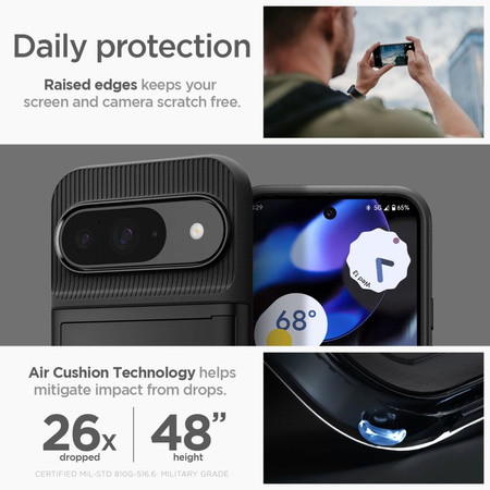 SPIGEN CASE SLIM ARMOR CS DO GOOGLE PIXEL 9 9 PRO ZABEZPIECZENIE NA TELEFON