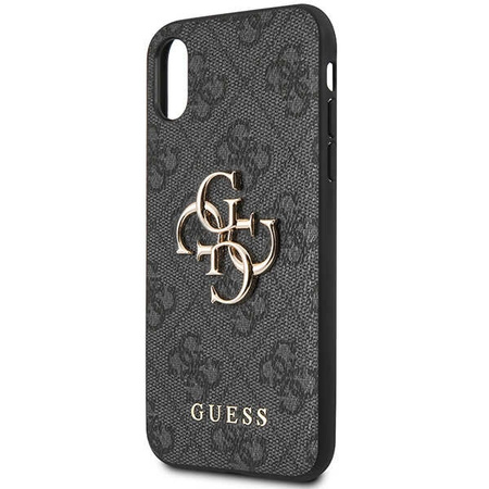 GUESS ETUI CASE DO IPHONE X XS HARD CASE Z LOGO METALICZNE OCHRONA TELEFONU