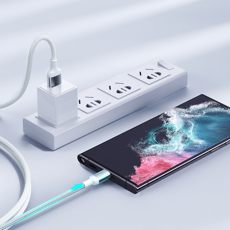 Joyroom kabel USB - micro USB 2.4A do szybkiego ładowania i transferu danych 2 m biały (S-UM018A10)