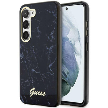 Etui Guess GUHCS23SPCUMAK S23 S911 - czarne Marble