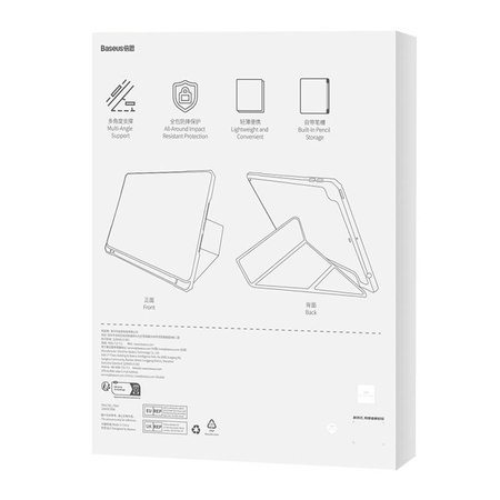 BASEUS ETUI POKROWIEC CASE DO IPAD 10 2 APPLE OCHRONNE CZARNE MINIMALIST