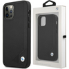 Etui BMW BMHCP12MRCDPK iPhone 12/12 Pro 6,1" czarny/black hardcase Leather Deboss