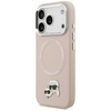 Etui Karl Lagerfeld Karl & Choupette Pins MagSafe do iPhone 17 Pro różowy