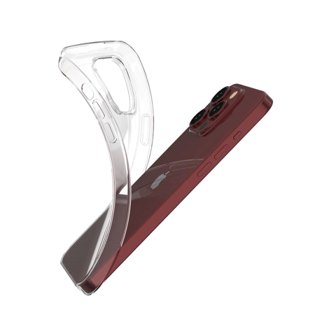 HURTEL ETUI DO IPHONE 15 PRO MAX PRZEZROCZYSTE Z SERII ULTRA CLEAR OCHRONNE