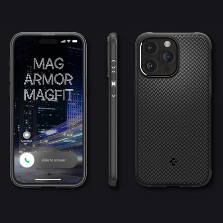SPIGEN MAG ARMOR MAGSAFE IPHONE 15 PRO MATTE BLACK