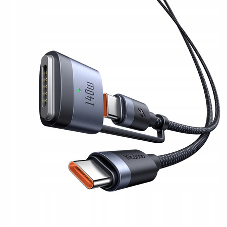MCDODO KABEL DO ZASILACZA ŁADOWANIA MACBOOK AIR PRO USB-C MAGSAFE 3 140W 2M
