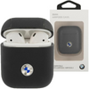 BMW BMA2SSLNA AirPods cover granatowy/navy Geniune Leather Silver Logo