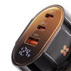 MCDODO MOCNA SZYBKA ŁADOWARKA SAMOCHODOWA MIERNIK 3X USB USB-C 100W LED
