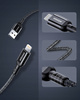 INNOSTYLE POWERFLEX KABEL USB LIGHTNING MFI SZYBKIEGO ŁADOWANIA DO IPHONE KEVLAR 2M CZARNY