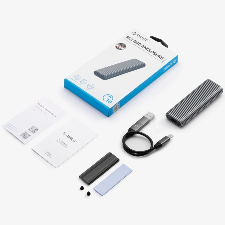 ORICO AM2C3-G2 KIESZEŃ NA DYSK M.2 NVME DO PC USB-C 3.2 WYJĄTKOWA WYDAJNOŚĆ