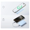 Powerbank Baseus EnerFill FM11 Ultra-Mini 10000mAh 22,5W indukcyjny kompatybilny z MagSafe z białym kablem Basus Simple USB-C 20V/3A 0,3m - niebieski