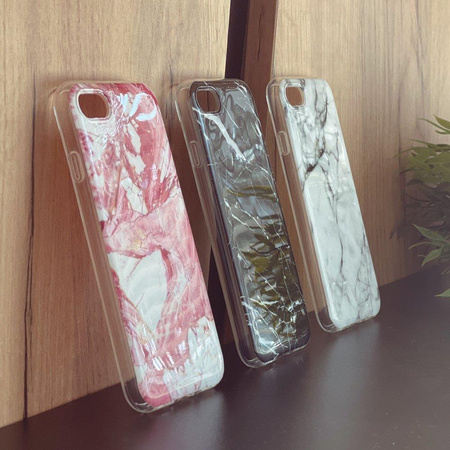 Wozinsky Marble żelowe etui pokrowiec marmur Xiaomi Mi 10T Pro / Mi 10T różowy