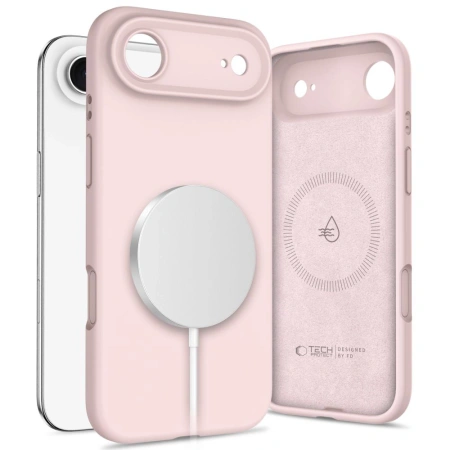 TECH-PROTECT ETUI SILICONE MAGSAFE DO IPHONE 17 AIR OCHRONA SILIKONOWA