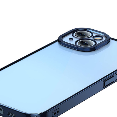 BASEUS ZESTAW OCHRONNY ETUI SZKŁO HARTOWANE DO IPHONE 14 PLUS PRZEŹROCZYSTY
