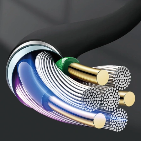 DUDAO KABEL AUX MINI JACK 3.5MM 1M 3 POLÓWY STEREO DO TELEFONÓW IPHONE
