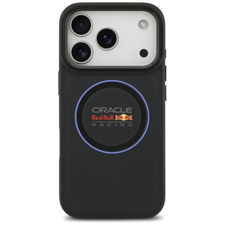 Etui Red Bull Meshed Blue Ring & Metal Buttons MagSafe do iPhone 17 Pro granatowy