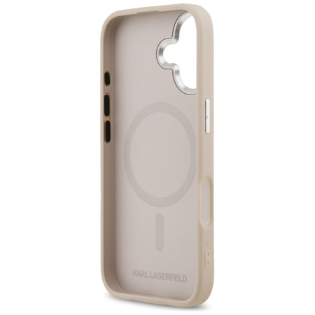 Etui Karl Lagerfeld Choupette Pin        MagSafe do iPhone 17 różowy
