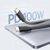 Kabel zwijany Baseus Free2Pull Mini 100W 3w1 USB-C - 2xUSB-C 1.2m - czarny