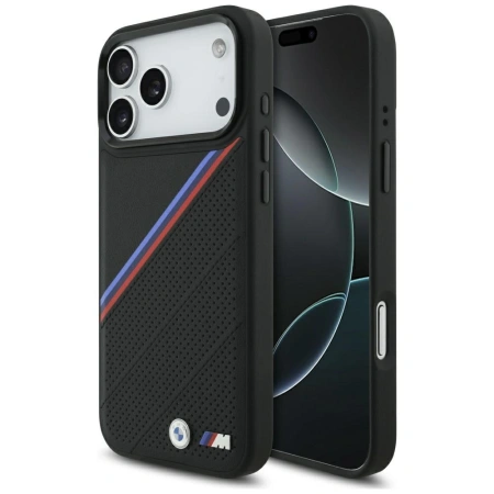 BMW ETUI M TRICOLOR METAL LOGO DO IPHONE 17 PRO MAX MAGSAFE LUKSUSOWA