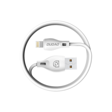 Dudao przewód kabel micro USB 2.4A 1m biały (L4M 1m white)