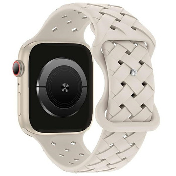 BELINE PASEK DO APPLE WATCH 38 40 41MM SILIKONOWY WOVEN DŁUGOTRWAŁY I LEKKI
