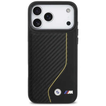 BMW ETUI M CARBON LINE LOGO DO MAGSAFE IPHONE 17 PRO MAX WYSOKA OCHRONA