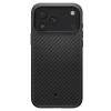 Etui Spigen Enzo Aramid "T" MagSafe na iPhone 17 Pro - czarne