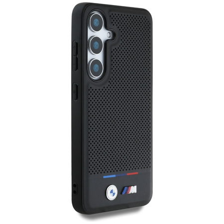 BMW ETUI DO MAGSAFE DO SAMSUNG GALAXY S25 POKROWIEC LEATHER TRICOLOR STRIPE