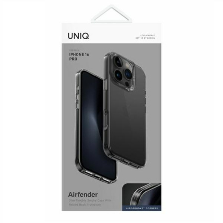 UNIQ ETUI AIR FENDER DO IPHONE 16 PRO 6.3 WYSOKA OCHRONA PRZED ZDERZENIAMI