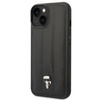 Etui Karl Lagerfeld KLHCP14SPSQPK na iPhone 14 hardcase - czarne Puffy Ikonik Pin