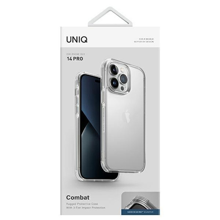 Etui Uniq Combat na iPhone 14 Pro przeźroczysty/ crystal clear