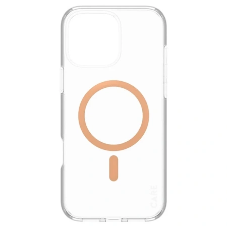 Etui CARE by PanzerGlass Flagship Case z MagSafe na iPhone 16 Pro Max - pomarańczowe