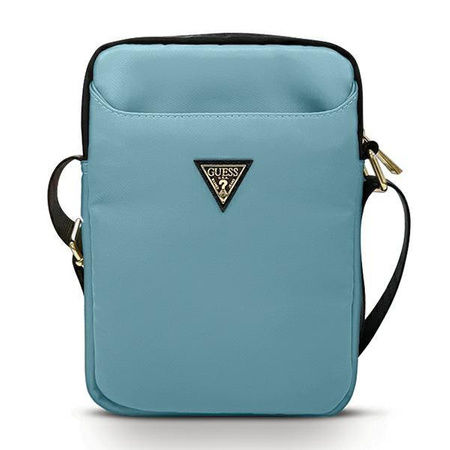 Guess Torba GUTB10NTMLLB 10" niebieski /blue Nylon Triangle Logo