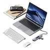 USAMS Adapter HUB 10w1 3xUSB 3.0/TF/SD/USB-C/HDMI/RJ45/VGA PD100W szary/tarnish SJ644HUB01 (US-SJ644)