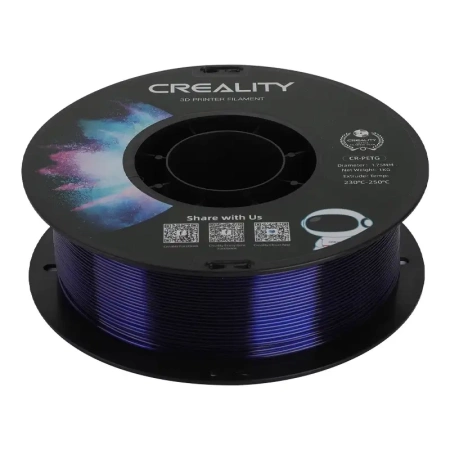 CREALITY FILAMENT CR-PETG DO DRUKU 3D PRZEJRZYSTY NIEBIESKI 1KG WYSOKA