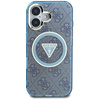 GUESS ETUI TPU DO IPHONE 16 DO MAGSAFE 4G CIRCLE Z MAGNETYCZNYM ZAMKNIĘCIEM