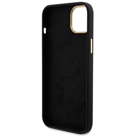 GUESS ETUI HARDCASE SILIKONOWE DO IPHONE 15 PLUS 14 PLUS 6.7 LOGO STRASS 4G