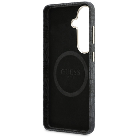 Etui Guess 4G Rhinestone Round Logo      MagSafe do Samsung Galaxy S26 czarny