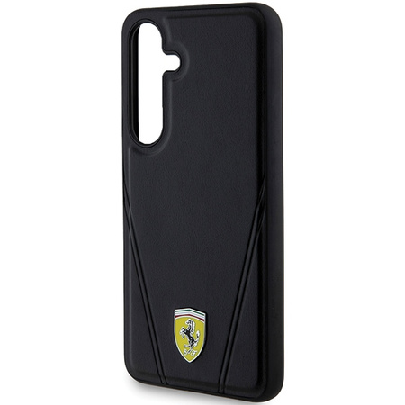FERRARI HARDCASE HOT STAMP V LINES DO SAMSUNG S24 S921 MAGNETYCZNE