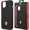 Ferrari FEHCP14SSIBBK iPhone 14 6,1" czarny/black hardcase Silicone Metal Logo