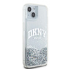 DKNY POKROWIEC HARDCASE LIQUID GLITTER DO IPHONE 15 14 13 6.1 Z DUŻYM LOGO