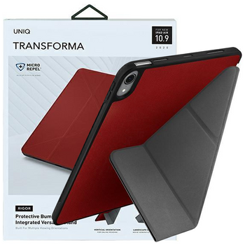 UNIQ etui Transforma Rigor iPad Air 10,9 (2020) czerwony/coral red Atnimicrobial