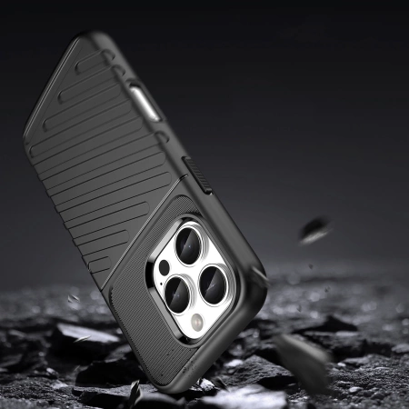 HURTEL ETUI CASE SILIKONOWE DO IPHONE 16 PRO WYSOKA OCHRONA ANTYPOWŁAMANIEM