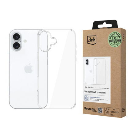 3MK ETUI CLEAR CASE ECO GRS DO APPLE IPHONE 16 PLUS OCHRONA TELEFONU