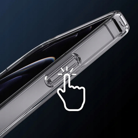 CO2 ETUI MAGNETYCZNE CLEAR CASE WZMOCNIONE DO MAGSAFE IPHONE 15 PRO